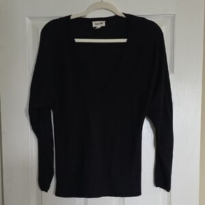Black V-Neck Sweater